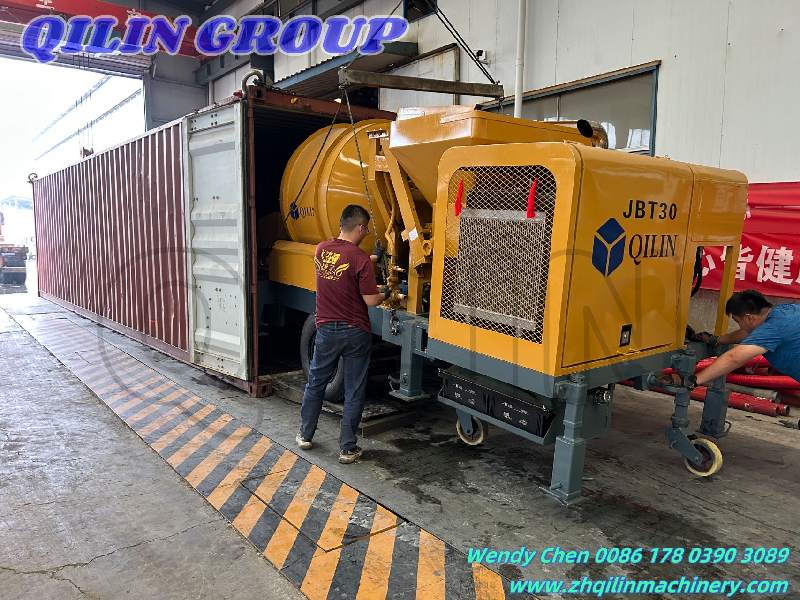 30m3 Diesel Type Concrete Mixer Pump to Africa